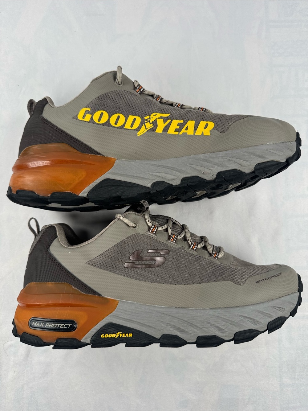 Skechers Men’s Max Protect Fast Track Goodyear Trail Hiking Sneakers - Picture 6 of 12